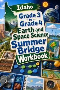 Idaho Grade 3 to Grade 4 Earth and Space Science Summer Bridge Workbook