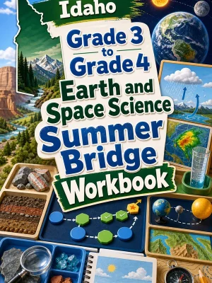 Idaho Grade 3 to Grade 4 Earth and Space Science Summer Bridge Workbook