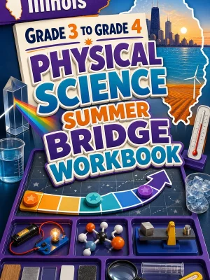 Illinois Grade 3 to Grade 4 Physical Science Summer Bridge Workbook