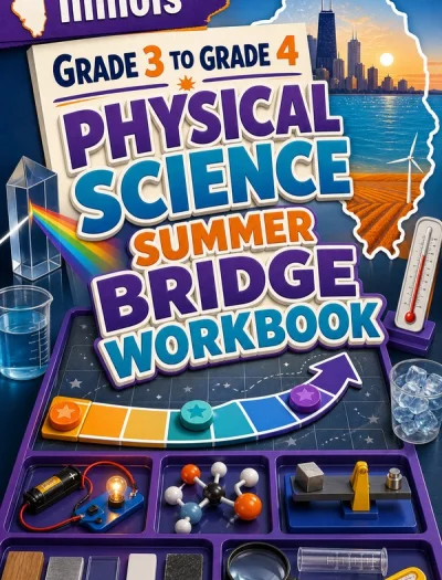 Illinois Grade 3 to Grade 4 Physical Science Summer Bridge Workbook