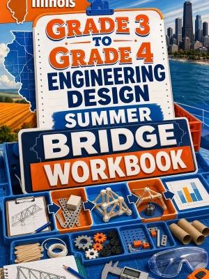 Illinois Grade 3 to Grade 4 Engineering Design Summer Bridge Workbook