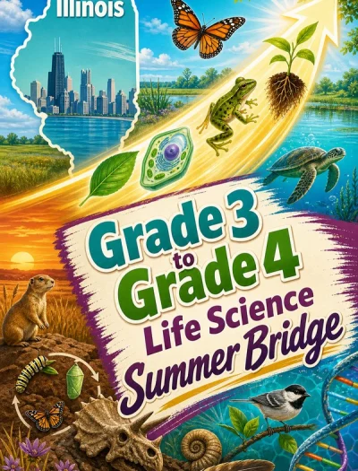 Illinois Grade 3 to Grade 4 Life Science Summer Bridge