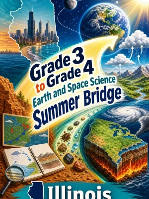 Illinois Grade 3 to Grade 4 Earth and Space Science Summer Bridge