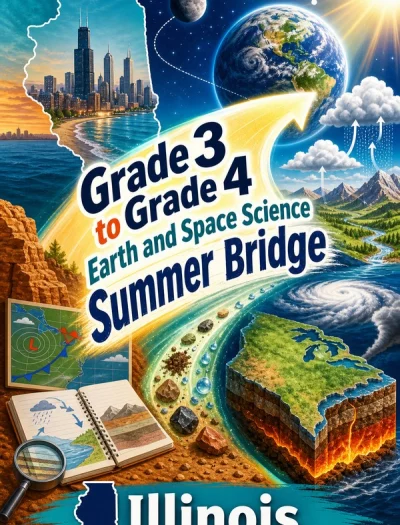 Illinois Grade 3 to Grade 4 Earth and Space Science Summer Bridge