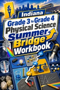 Indiana Grade 3 to Grade 4 Physical Science Summer Bridge Workbook