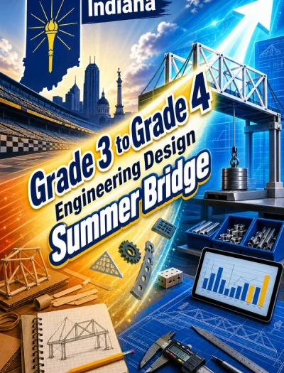 Indiana Grade 3 to Grade 4 Engineering Design Summer Bridge