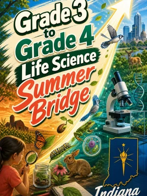 Indiana Grade 3 to Grade 4 Life Science Summer Bridge