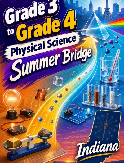 Indiana Grade 3 to Grade 4 Physical Science Summer Bridge