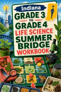 Indiana Grade 3 to Grade 4 Life Science Summer Bridge Workbook