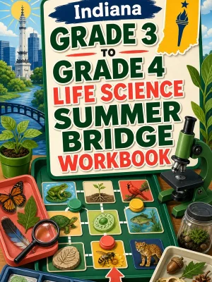 Indiana Grade 3 to Grade 4 Life Science Summer Bridge Workbook