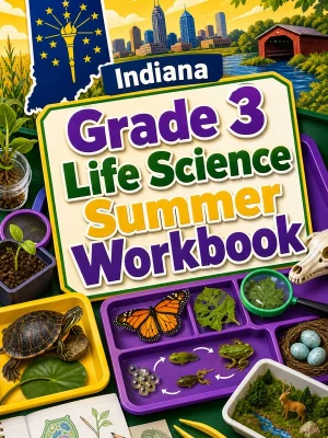Indiana Grade 3 Life Science Summer Workbook