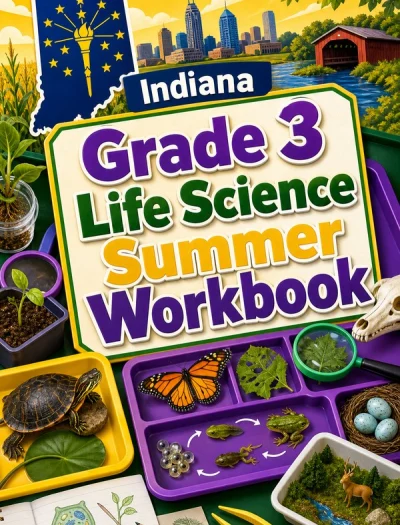 Indiana Grade 3 Life Science Summer Workbook