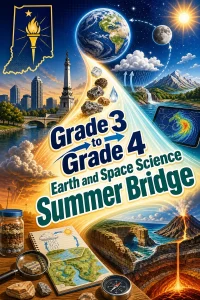 Indiana Grade 3 to Grade 4 Earth and Space Science Summer Bridge