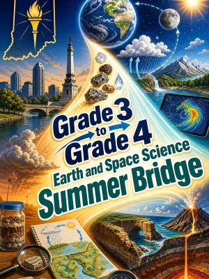 Indiana Grade 3 to Grade 4 Earth and Space Science Summer Bridge