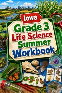 Iowa Grade 3 Life Science Summer Workbook
