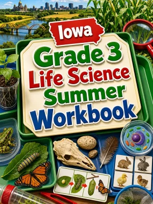Iowa Grade 3 Life Science Summer Workbook