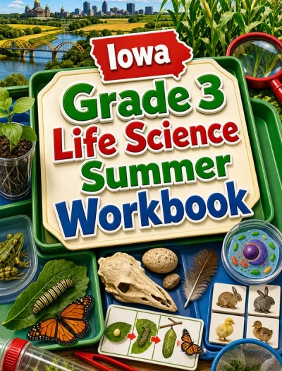 Iowa Grade 3 Life Science Summer Workbook