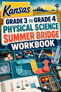 Kansas Grade 3 to Grade 4 Physical Science Summer Bridge Workbook