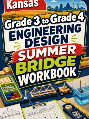 Kansas Grade 3 to Grade 4 Engineering Design Summer Bridge Workbook