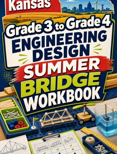 Kansas Grade 3 to Grade 4 Engineering Design Summer Bridge Workbook
