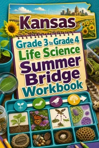Kansas Grade 3 to Grade 4 Life Science Summer Bridge Workbook