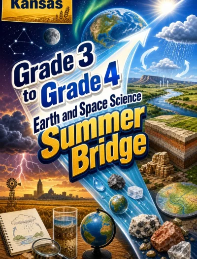 Kansas Grade 3 to Grade 4 Earth and Space Science Summer Bridge