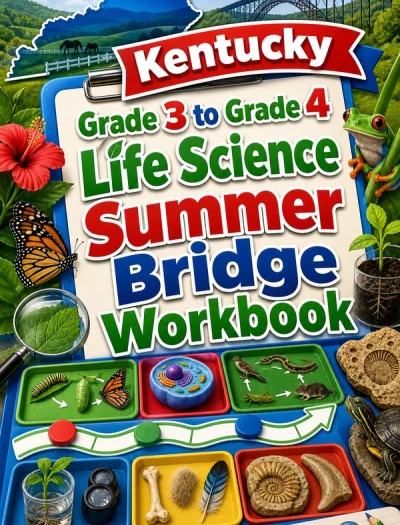 Kentucky Grade 3 to Grade 4 Life Science Summer Bridge Workbook