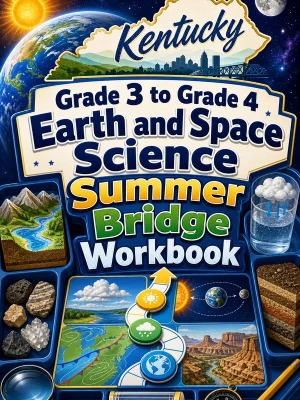Kentucky Grade 3 to Grade 4 Earth and Space Science Summer Bridge Workbook