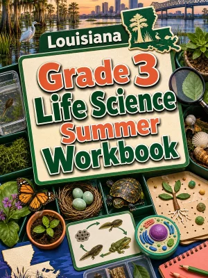 Louisiana Grade 3 Life Science Summer Workbook