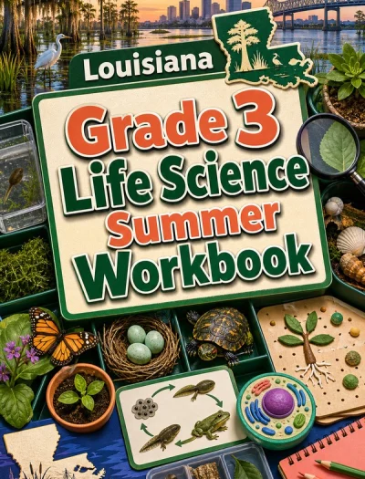 Louisiana Grade 3 Life Science Summer Workbook