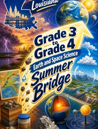 Louisiana Grade 3 to Grade 4 Earth and Space Science Summer Bridge