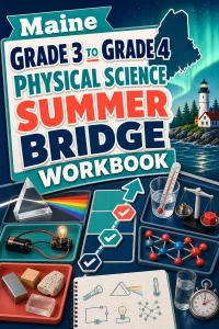 Maine Grade 3 to Grade 4 Physical Science Summer Bridge Workbook
