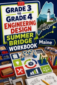 Maine Grade 3 to Grade 4 Engineering Design Summer Bridge Workbook