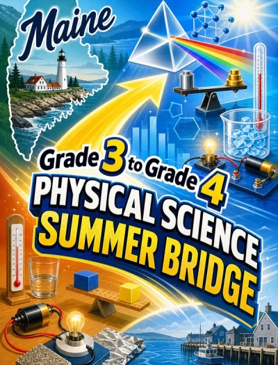 Maine Grade 3 to Grade 4 Physical Science Summer Bridge