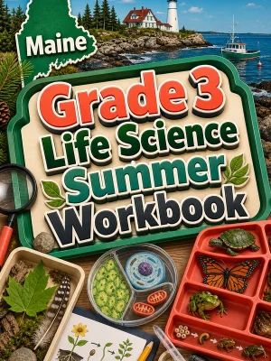 Maine Grade 3 Life Science Summer Workbook
