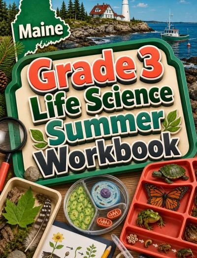 Maine Grade 3 Life Science Summer Workbook