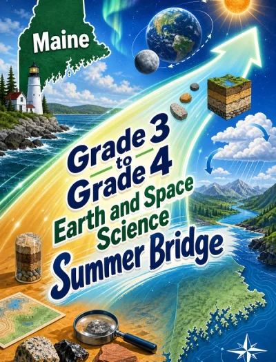 Maine Grade 3 to Grade 4 Earth and Space Science Summer Bridge
