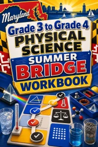 Maryland Grade 3 to Grade 4 Physical Science Summer Bridge Workbook