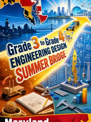 Maryland Grade 3 to Grade 4 Engineering Design Summer Bridge