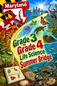 Maryland Grade 3 to Grade 4 Life Science Summer Bridge