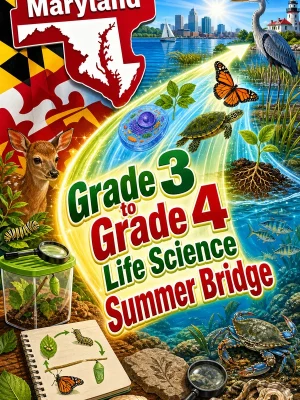 Maryland Grade 3 to Grade 4 Life Science Summer Bridge