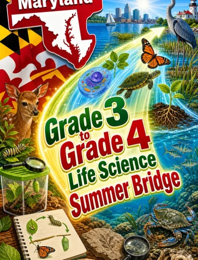 Maryland Grade 3 to Grade 4 Life Science Summer Bridge
