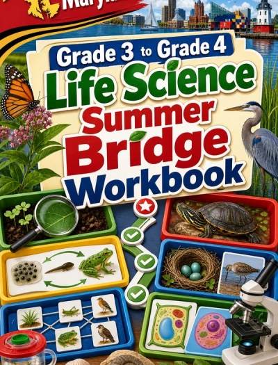Maryland Grade 3 to Grade 4 Life Science Summer Bridge Workbook