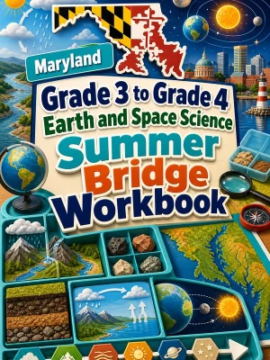 Maryland Grade 3 to Grade 4 Earth and Space Science Summer Bridge Workbook