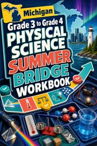 Michigan Grade 3 to Grade 4 Physical Science Summer Bridge Workbook