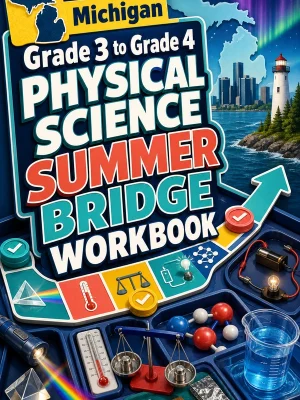 Michigan Grade 3 to Grade 4 Physical Science Summer Bridge Workbook