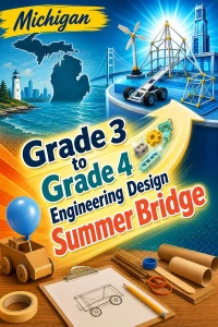 Michigan Grade 3 to Grade 4 Engineering Design Summer Bridge
