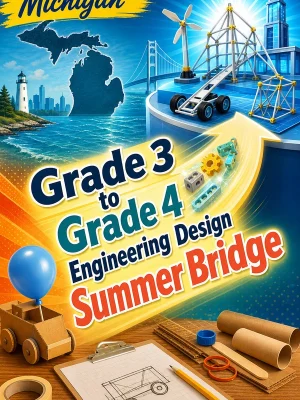 Michigan Grade 3 to Grade 4 Engineering Design Summer Bridge