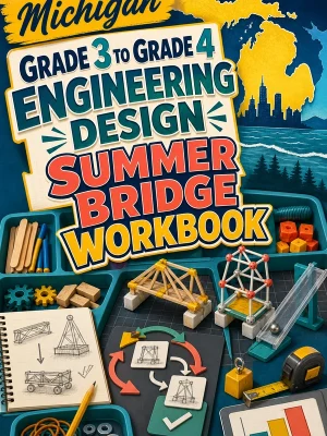Michigan Grade 3 to Grade 4 Engineering Design Summer Bridge Workbook