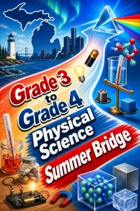 Michigan Grade 3 to Grade 4 Physical Science Summer Bridge